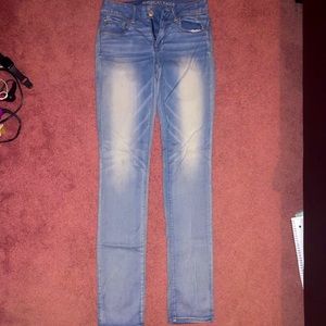American Eagle Light Blue Skinny Jegging